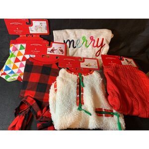 Lot of 5 Wondershop Pet Pajamas & Sweaters Various Sizes New